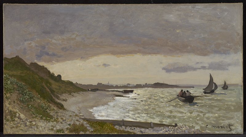 The Coast at Sainte-Adresse 1864